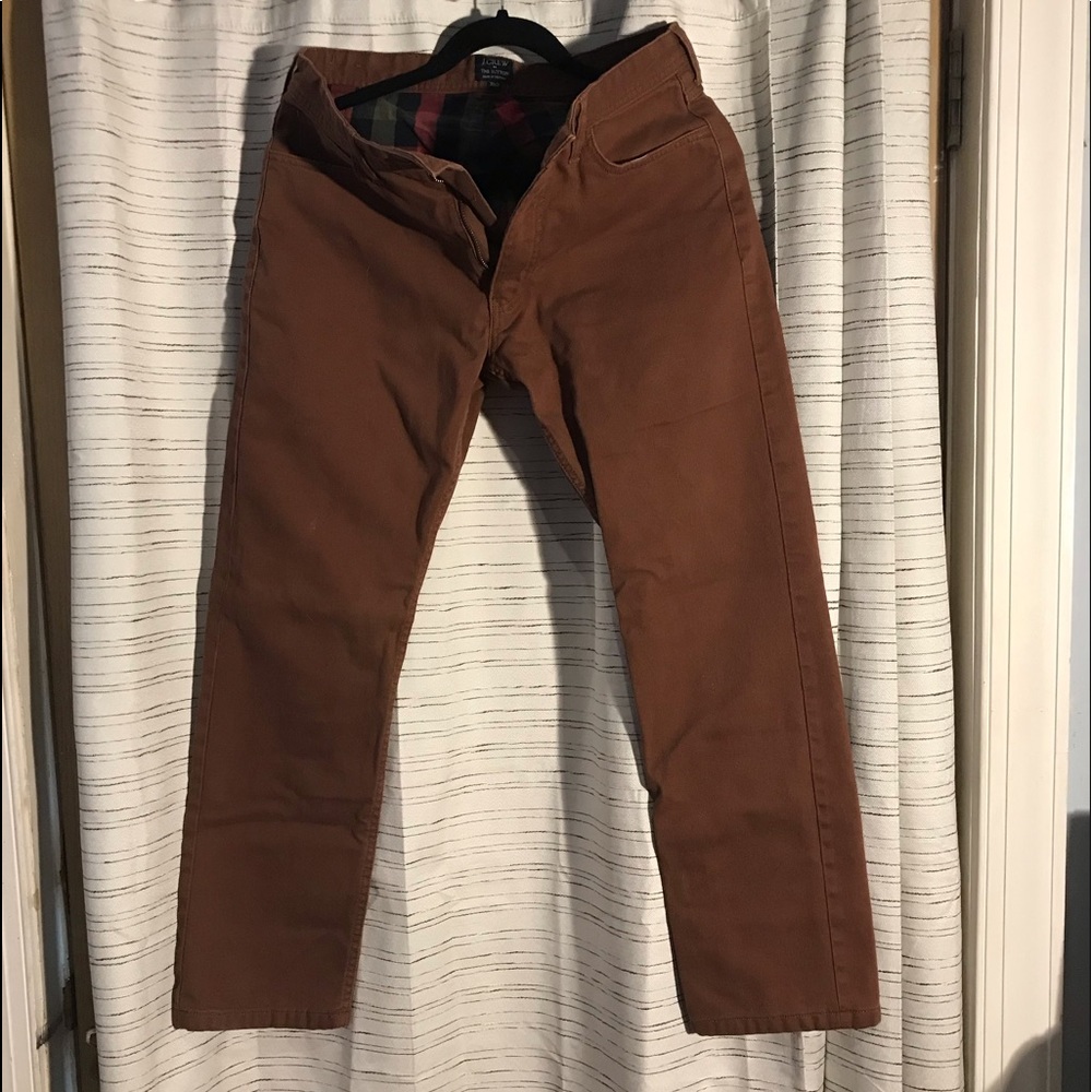 J Crew Lined Corduroy Pants (men)